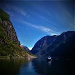 Blick in den Geiranger Fjord