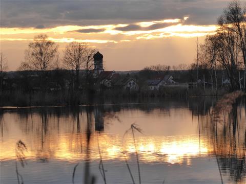 Sonnenuntergang in Ersingen