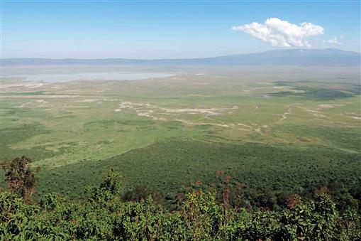 blick in den ngorongoro krater