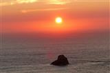 Sonnenuntergang vor dem Kap Finisterre, Spanien