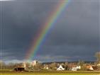 Regenbogen bei Schloss Sommersdorf