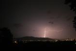 Blitz über Linz
