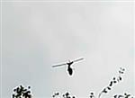Hubschrauber im Einsatz Eiershausen überfliegend