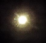 Mond mit Halo(Lichthof) am 12.02.2022 in der Nacht