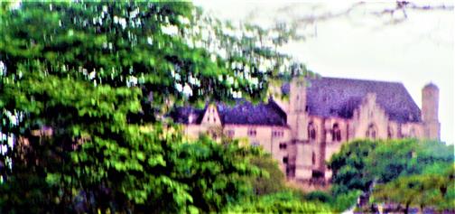 Marburger Schloss  aus östlicher Sicht
