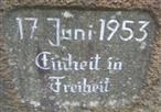 Gedenkstein in der Nähe der Philippsbuche nordwestlich von Simmersbach