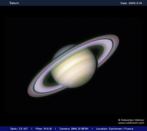 Ringplanet Saturn

Aufnameort: Spicheren / Frankreich
