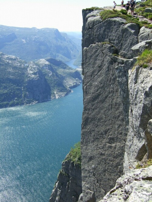 der Preikestolen in Norwegen


