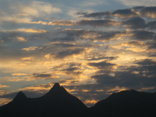 sonnenuntergang in den alpen 6445