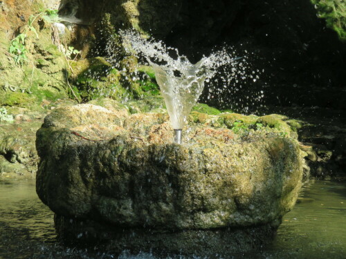 Auf dem Domhügel in Avignon sind Wasserspiele und Teiche angelegt. Schön für Ohren und Augen, auch für Enten und Wanderratten...

Aufnameort: Avignon, Frankreich, 11.09.2015
Kamera: Canon Power Shot SX700 1/250; 5,0; 25,6mm; ISO 200