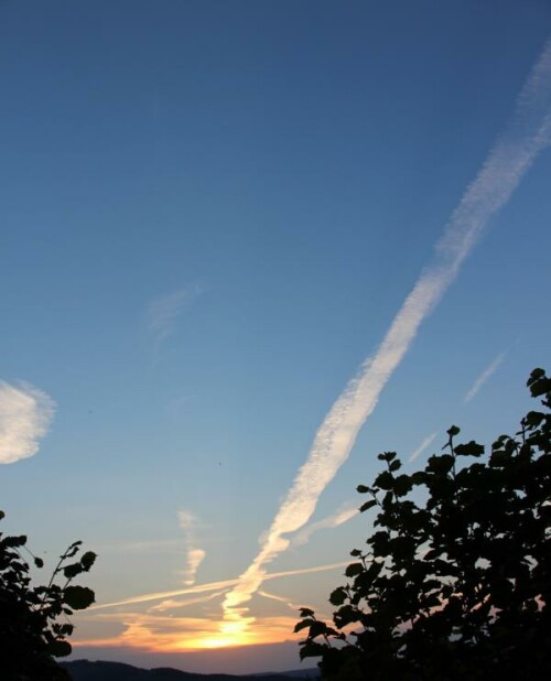 "Himmlischer Ausblick am Abend"
https://www.ecosia.org/search/images?q=Kerosin+am+Himmel

Aufnameort: Eiershausen Friedhof
Kamera: Canon EOS 700D