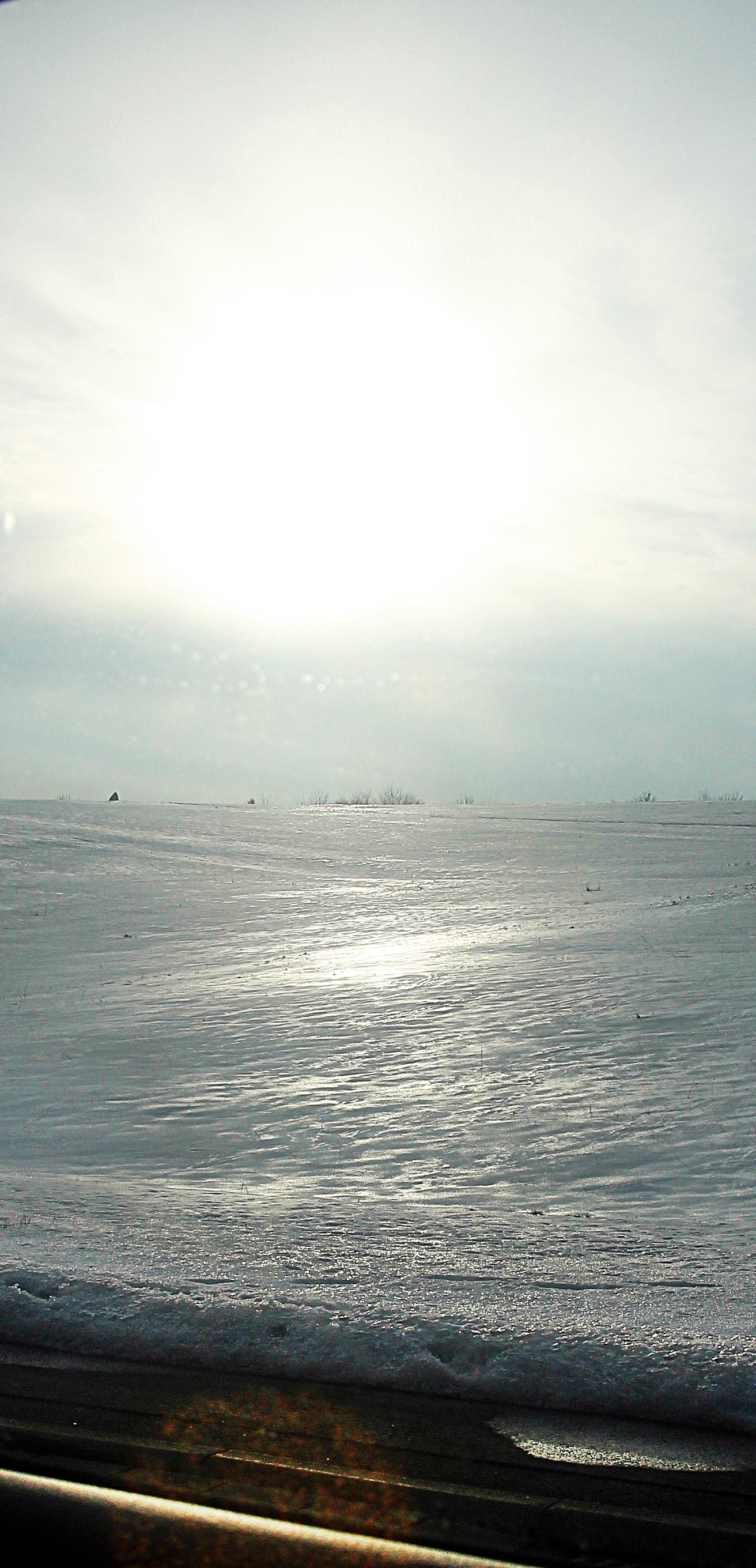 Schneeflächen können Sonnenstrahlen reflektieren(ggf. an Lufteinschlüssen) und glänzen ggf.
https://de.wikipedia.org/wiki/Schnee

Aufnameort: Hirzenhain-Bahnhof
Kamera: Camcorder Medion